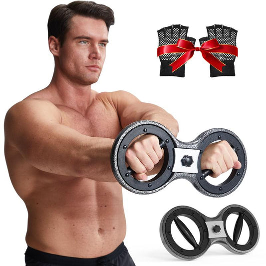 HOTWAVE Boxing Trainer, Training Explosive Power, Suitable for Boxers and Fitness Enthusiasts, Chest & Arm Twister Comes ,With Boxing Gloves, Adjustable Resistance