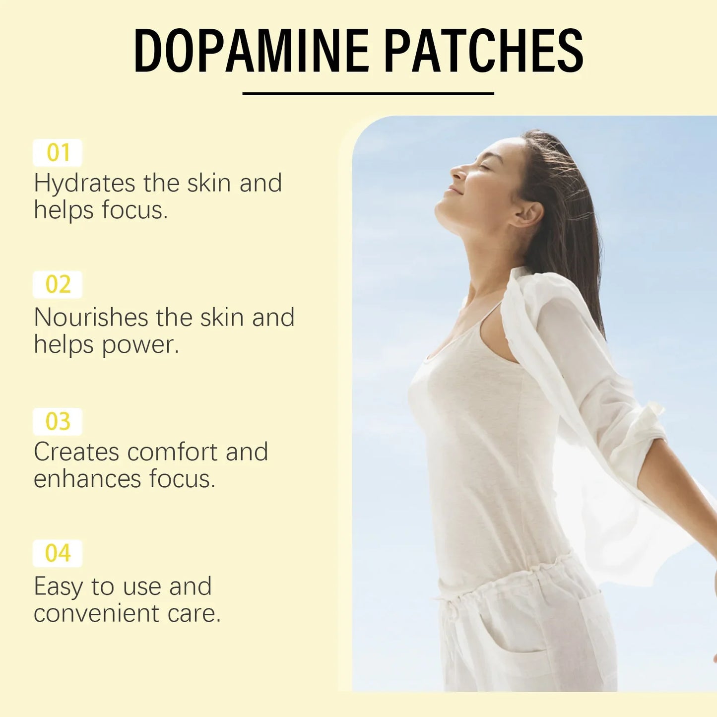 Energy Patches Strengthen Immune System Energy Boost Increase Alertness Motivation Fatigue Relieve Dopamine Patches Supplement