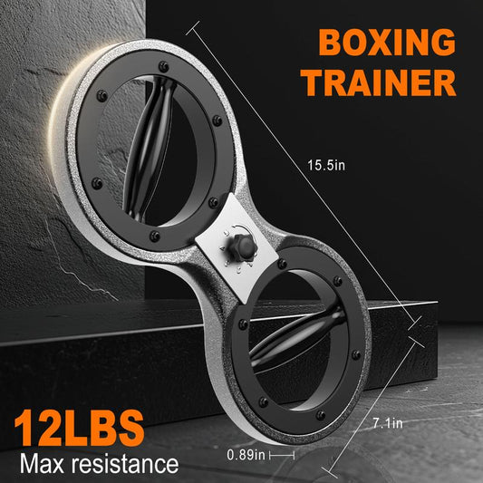 HOTWAVE Boxing Trainer, Training Explosive Power, Suitable for Boxers and Fitness Enthusiasts, Chest & Arm Twister Comes ,With Boxing Gloves, Adjustable Resistance