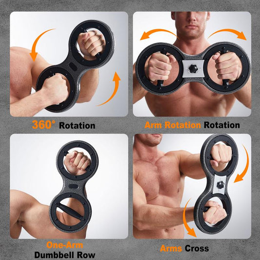 HOTWAVE Boxing Trainer, Training Explosive Power, Suitable for Boxers and Fitness Enthusiasts, Chest & Arm Twister Comes ,With Boxing Gloves, Adjustable Resistance