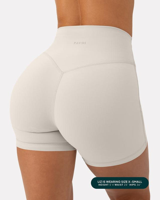 PAVOI ACTIVE Buttery Soft Shorts for Women - High Waisted Workout Shorts - 4" & 6" No Front Seams Gym Shorts - Flexflow