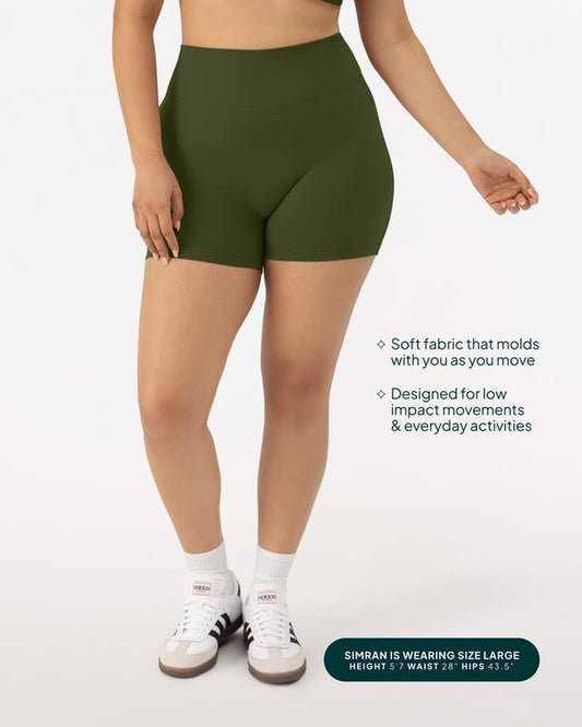 PAVOI ACTIVE Buttery Soft Shorts for Women - High Waisted Workout Shorts - 4" & 6" No Front Seams Gym Shorts - Flexflow