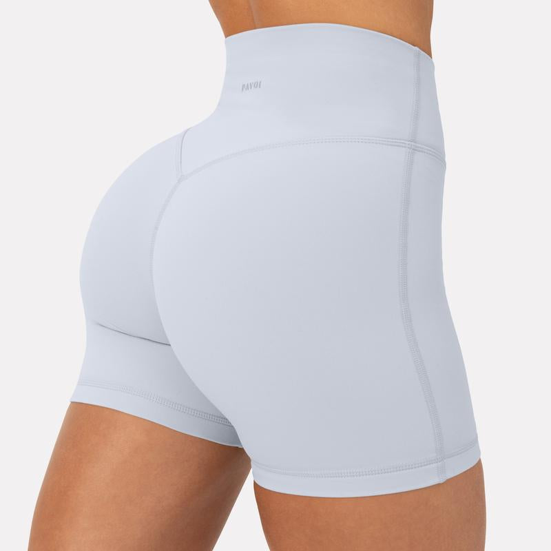 PAVOI ACTIVE Buttery Soft Shorts for Women - High Waisted Workout Shorts - 4" & 6" No Front Seams Gym Shorts - Flexflow