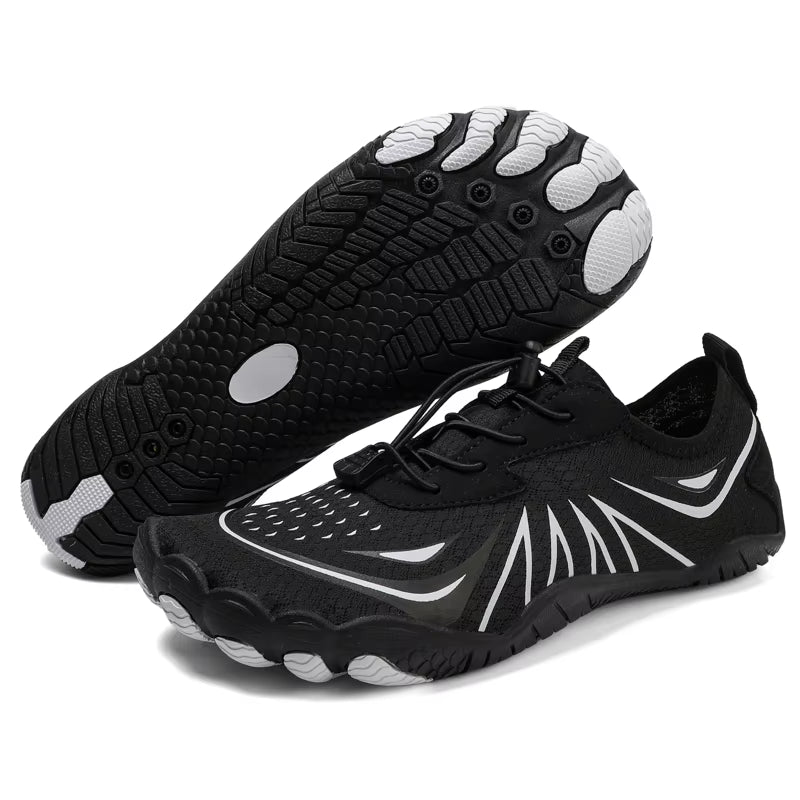 2025 High-Quality Barefoot Water Shoes - Non-Slip Five-Finger Sports Shoes for Beach and Swimming - Unisex Casual Footwear