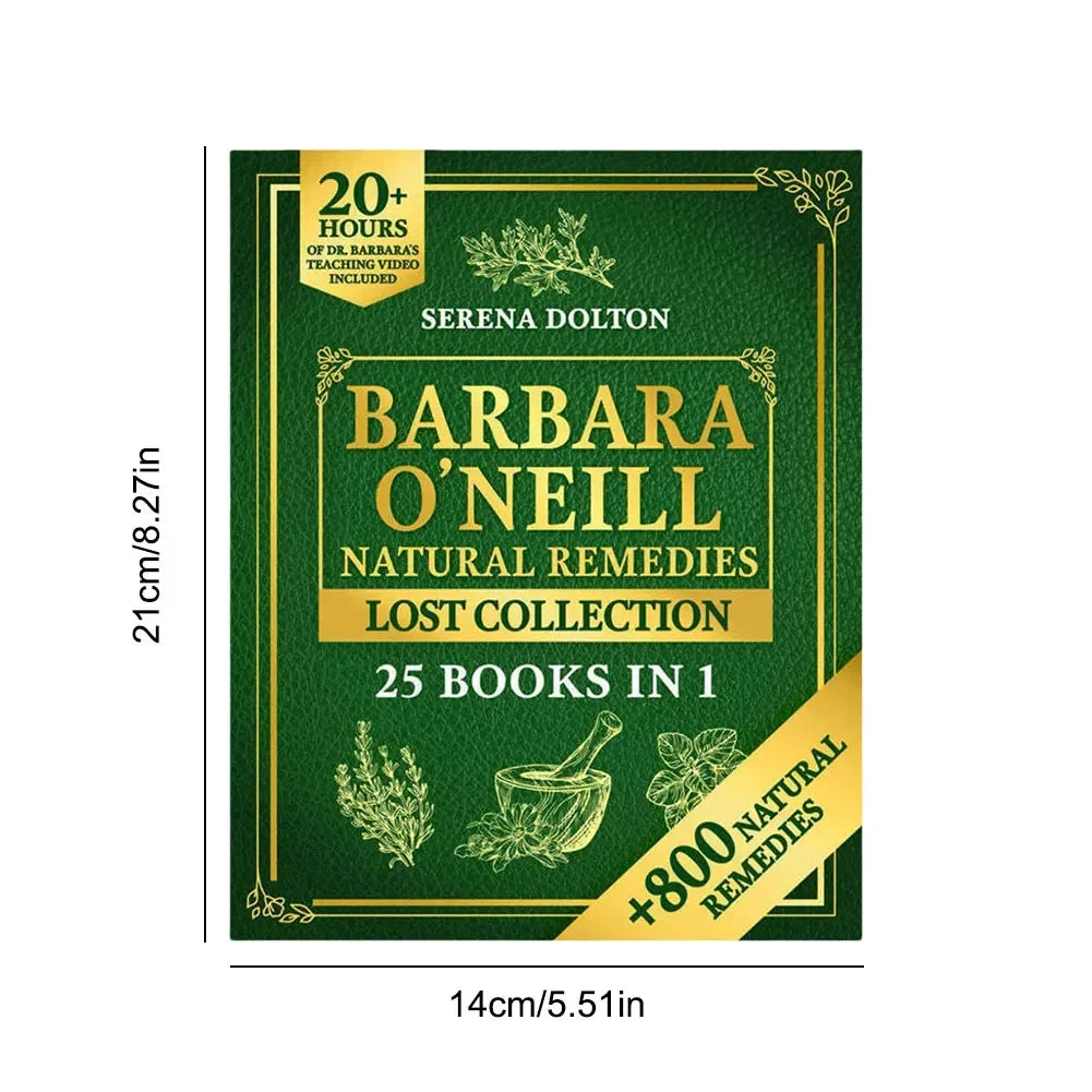 【HOT Sale】Herbal Remedies Lost Collection Book Self-Healing Recipe Secret Complete Collection for Discover Well-Being Toxic-Free