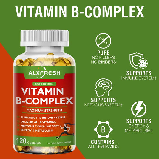 Daily Multivitamin B Capsule Anti-Oxidation Skin Repair Liver Health & Energy Care VB Complex 