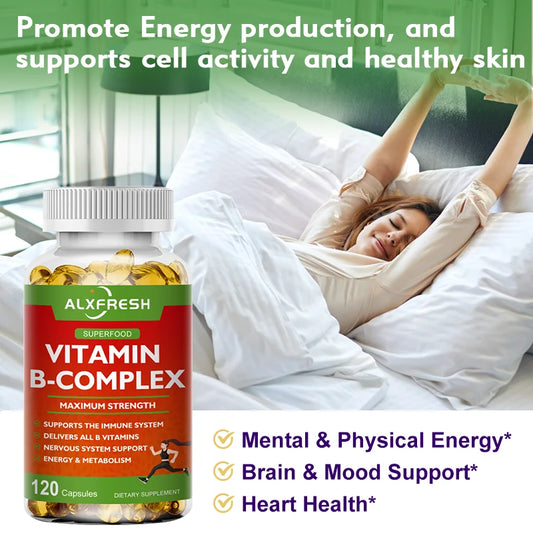 Daily Multivitamin B Capsule Anti-Oxidation Skin Repair Liver Health & Energy Care VB Complex 