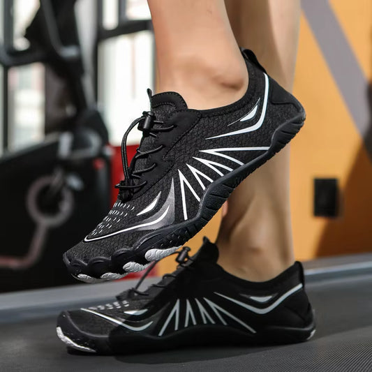 2025 High-Quality Barefoot Water Shoes - Non-Slip Five-Finger Sports Shoes for Beach and Swimming - Unisex Casual Footwear