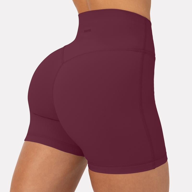 PAVOI ACTIVE Buttery Soft Shorts for Women - High Waisted Workout Shorts - 4" & 6" No Front Seams Gym Shorts - Flexflow