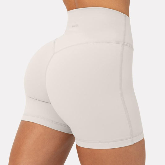 PAVOI ACTIVE Buttery Soft Shorts for Women - High Waisted Workout Shorts - 4" & 6" No Front Seams Gym Shorts - Flexflow