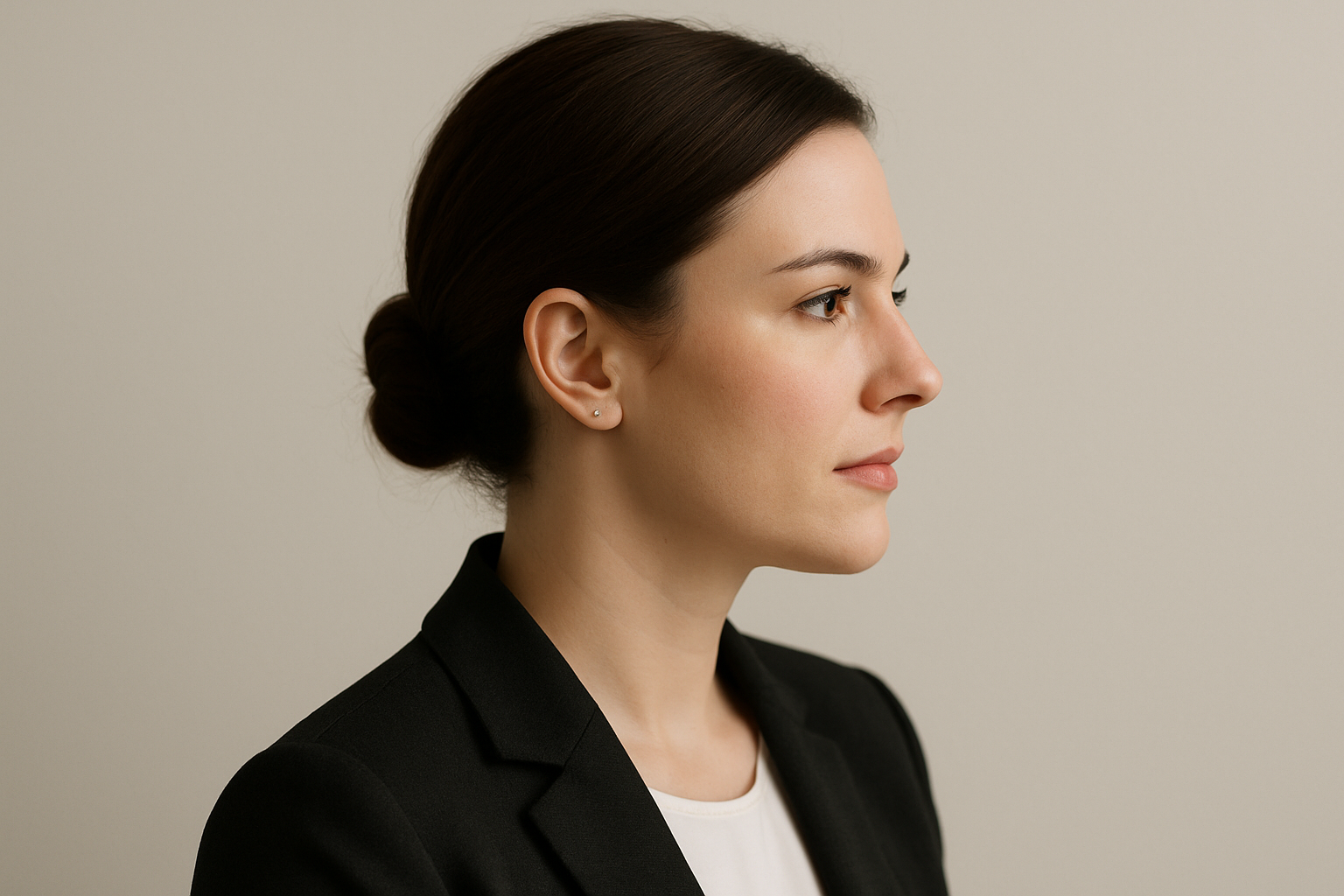realistic womans profile picture